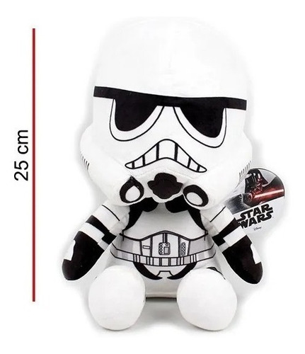 Imagen 2 de 4 de Star Wars Stormtrooper De Peluche 25cm Phi Phi Toys Playking