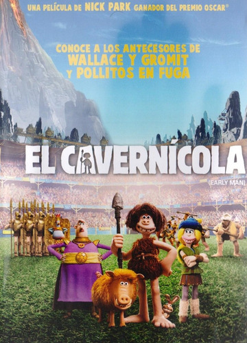 Imagen 1 de 3 de El Cavernicola Early Man Nick Park Pelicula Dvd