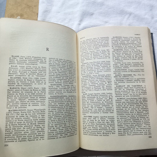 Diccionario Universal De La Música. Kurt Pahlen. 1a Ed, 1959