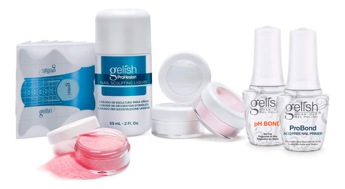 Kit Básicos Para Acrílico Prohesion 8 Pzs By Gelish Harmony