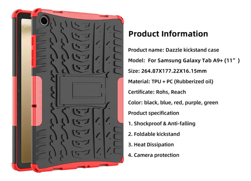 Funda Para Tableta Para Samsung Galaxy Tab A9 Plus 11 A9 8