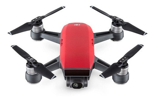 Mini drone DJI Spark con cámara FullHD rojo 1 batería