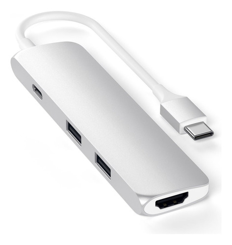 Hub Usb-c Satechi 4 Puertos - Silver