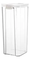 Comprar Frasco Hermetico Apilable 1800ml Acrilico Pop Pettish Online Color Blanco