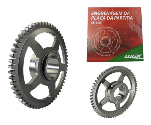 Imagem 2 de 3 de Placa De Partida Com Engrenagem Cb300 Xre300 Wgk