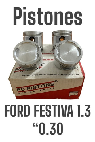 Juego De Pistones Ford Festiva 1.3 0.30