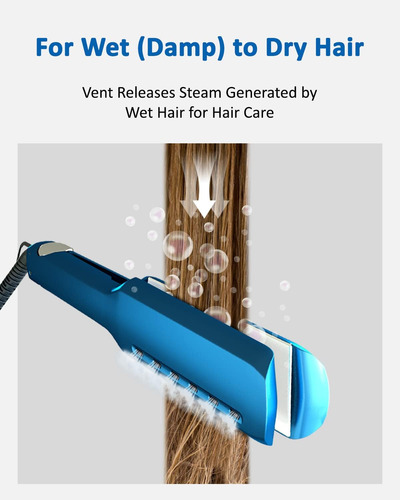 Nano Titanium Hair Straightener, 1.7 Wide Flat Iron For ...