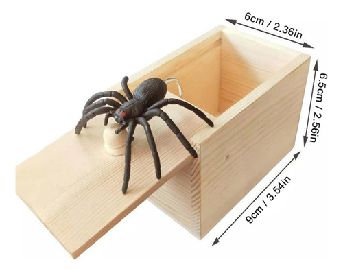 Caja De Juguetes April Fool's Spider: Divertido Regalo De Br