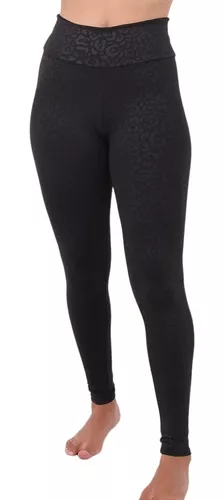 Kit 2 Calças Legging Lupo Sport Original Feminina Academia Leguin Legues  Fitness Levanta Bumbum - Preto+Azul claro