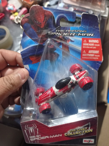 Maisto Carrito 2012 Spiderman Se-51 Rojo  2