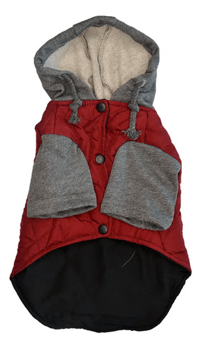 Petlounge® Parka Con Capucha Scottish Burdeo Perros Small