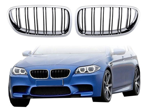 Rejilla Frontal Cromada Para Bmw Serie 5 F10 F18 F11 M5