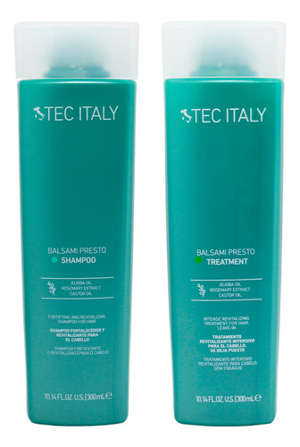Tec Italy Balsami Presto Kit Shampoo Acondicionador Chico