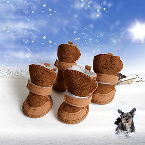 Urbest Dog Shoes With Hook Loop Closure Booties Pet Dog Chih