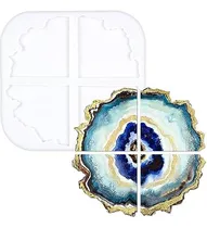 Comprar Gata Coaster Resina Epoxi Silicona Molde Redondo Geoda