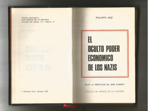 Philippe Aziz El Oculto Poder Económico De Los Nazis Reich | Mercado Libre