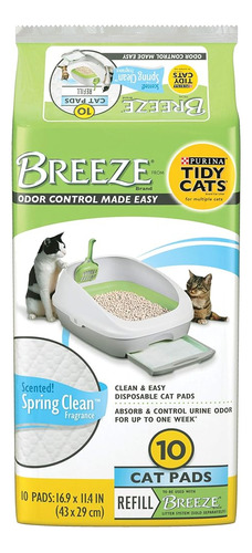 Purina Tidy Cats Breeze Spring Clean Cat Pads Refill Pack - 