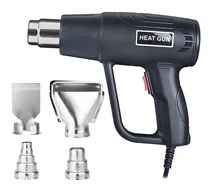 Comprar Pistola Calor Eléctrica 2000W 2 Ajuste Temperatura 4 Boquillas 300°C - 520°C, Pistola de Aire Caliente con Decapador Protector Sobrecalentamiento para Manualidades, Contracción PVC Decapado de Pintura