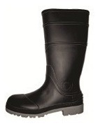 Botas Seguridad Pvc Caña Larga Negra Ref