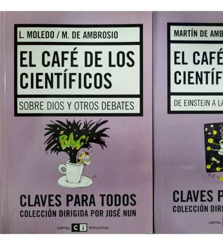 Dos Tomos De El Café De Los Científicos M. De Ambrosio