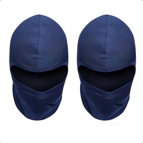 Kit 2 Touca Ninja Balaclava Helanca Azul Frigorifico Ca44963