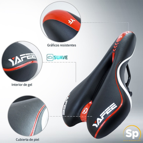 Imagen 10 de 10 de Asiento Sp Bkes Para Bicicleta Universal Con Broche