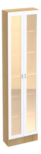 Paneleiro Ditália Denver 2 Portas Vidro Rv/Branco CD-386 cz