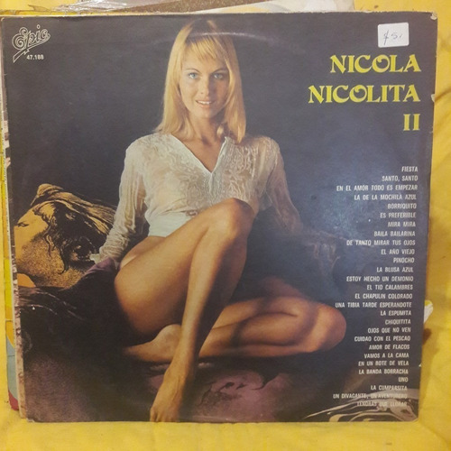 Vinilo Nicola Nicolita 2 Isabelita Serpa Rosado Magal Cp1