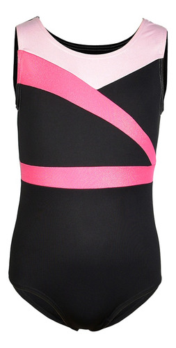 Maillot De Danza Leotardo De Gimnasia Cuello Redondo Sin