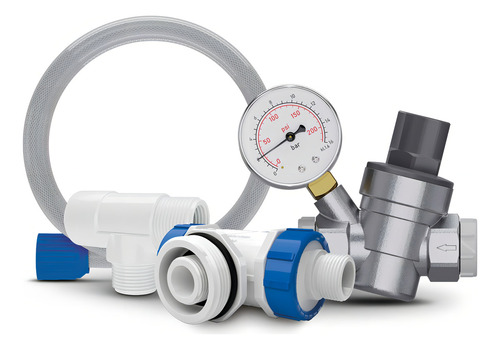 Kit Válvula Duchão + Válvula Redutora Pressão 330604 -blukit