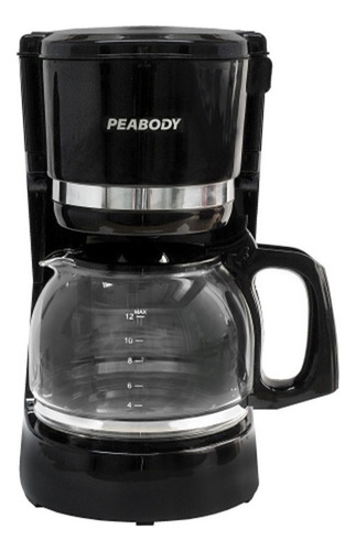 Cafetera Peabody PE-CT4205 semi automática negra de filtro 220V