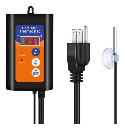 Ipower Controlador Digital De Termostato Termico Para Germin