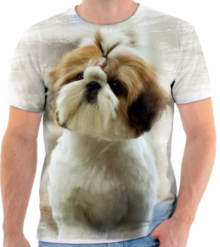 Camiseta Camisa Chitzu Cachorro Animal 4 Frete Grátis