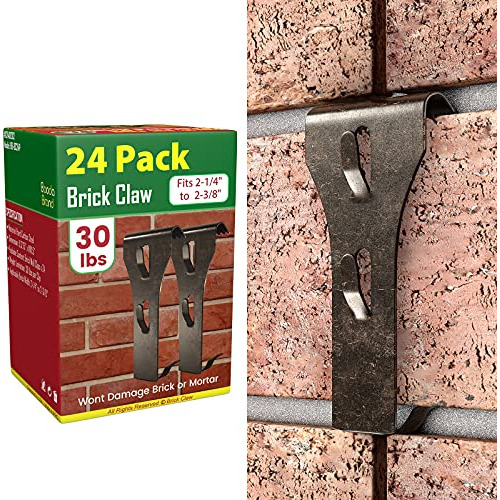 Gancho Brick (paquete De 24) Para Colgar Al Aire Libre, Se A