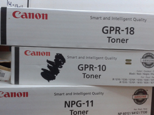 Toners  Npg-11 Y Gpr-10 