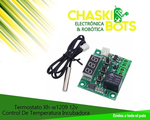 Termostato Xh-w1209 12v     Control De Temperatura Incubador