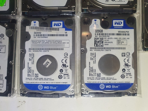 Disco Duro Notebook 320 Gb Slim (Usado)