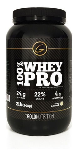 Proteína - 100% Whey Pro 2lb - Gold Nutrition