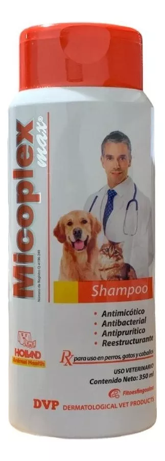 Tercera imagen para búsqueda de micoplex plus shampoo para perros y gatos pyf