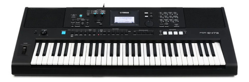 Teclado Sensitivo De 61 Teclas Yamaha Psre473 Color Negro