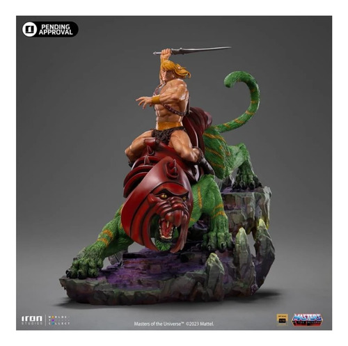 He-man & Battle Cat Motu Iron Studios 1/10 Scale (Usado)