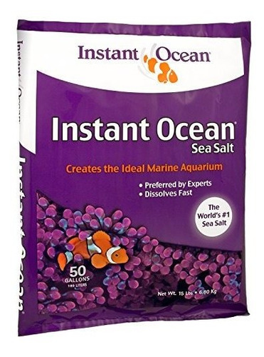 Instant Ocean Sea Salt Para Acuarios Marinos Nitrate Y Phosp