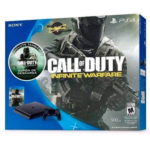 Consola Sony Playstation 4 Ps4 Slim + Call Of Duty