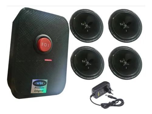 comprar Repelente 4 Emissores Espanta Aves Pombos Pardais Maritacas