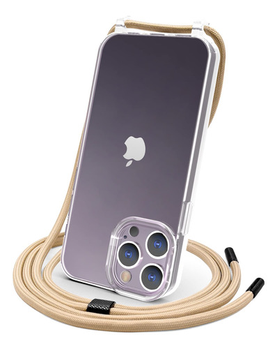 Caroki Funda Cruzada Para iPhone 14 Pro Max, Funda Protector