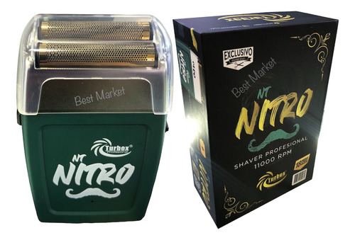 Maquina De Afeitar Shaver Nt Nitro Turbox 7w Profesional