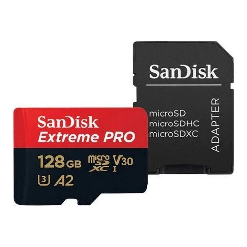 Tarjeta De Memoria Sandisk  Extreme Pro 128gb