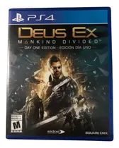 Comprar Juego Playstation 4 Deus Ex Mankind Divided Day Edition