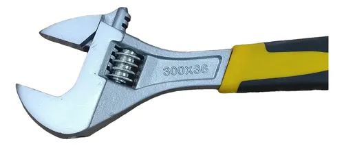 Chave Inglesa 12pol Chave Ajustável 300mm Cabo Emborrachado