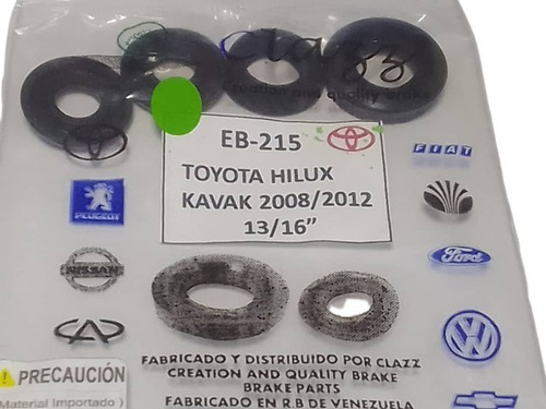 Kit Reparación Para Bomba De Freno Toyota Hilux Kavak 13/16 